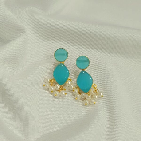 Earrings with Monalisa Stones